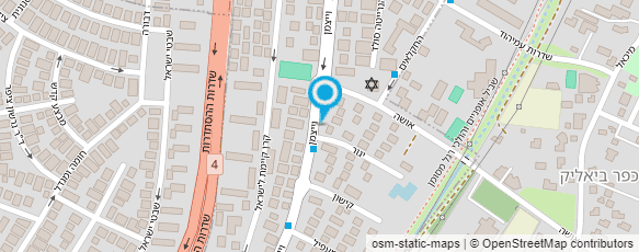 מפת הגעה אל בריכת השחיה