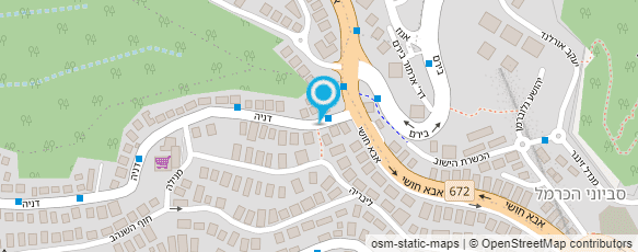 מפת הגעה אל פרופ' ברוק יעקב ג'רלד