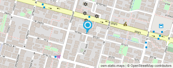 מפת הגעה אל המכון לצילומי שיניים