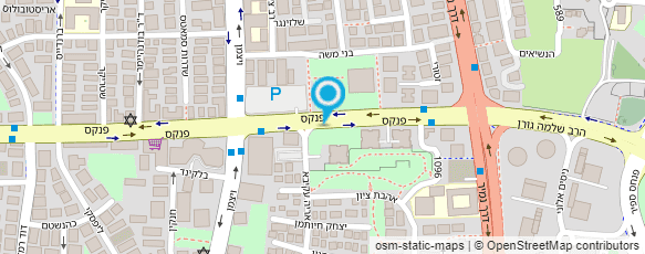 מפת הגעה אל ד"ר לוין שמואל