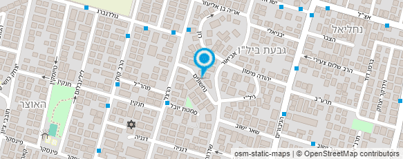 מפת הגעה אל ד"ר בנר דוד