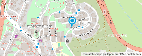 מפת הגעה אל איבל אוולין מפת הגעה אל איבל אוולין