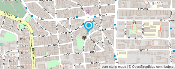 מפת הגעה אל פרופ' ברוכין אברהם