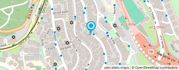 מפת הגעה אל מכבסת הלבונה