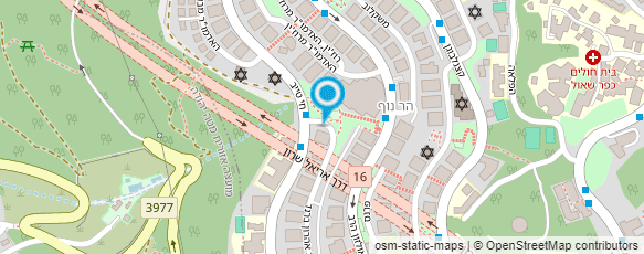 מפת הגעה אל ד"ר בן דוב ראובן