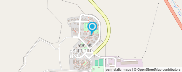 מפת הגעה אל נוה חריף