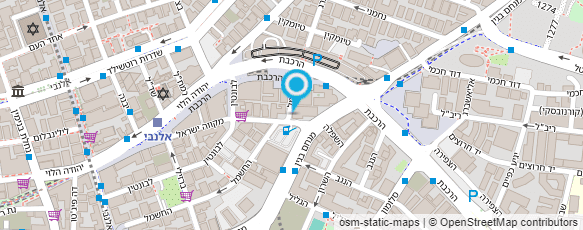 מפת הגעה אל המכללה למינהל - בי"ס גינת