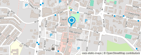 מפת הגעה אל אולמי הברון וגני הברון בע"מ