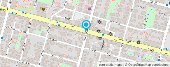 מפת הגעה אל רובינשטיין צביקה