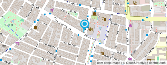 מפת הגעה אל "הבימה" התיאטרון הלאומי