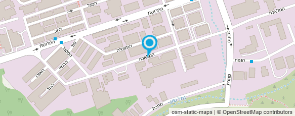 מפת הגעה אל המרכז למכונות תפירה