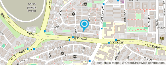 מפת הגעה אל גן - הפרחים של דלית