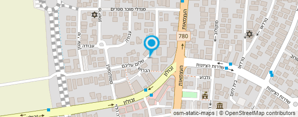 מפת הגעה אל עו"ד ונוטריון אביבי גרי