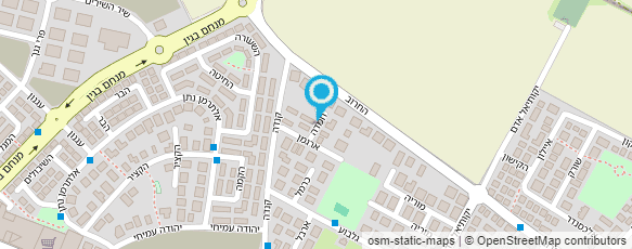 מפת הגעה אל פרץ תמיר