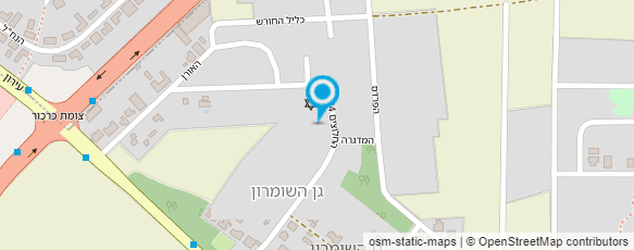 מפת הגעה אל משתלות אובשני