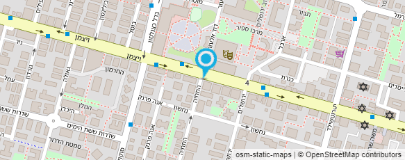 מפת הגעה אל מרכז למוזיקה וצילום