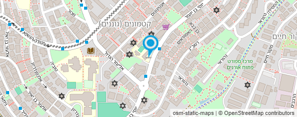 מפת הגעה אל ביה"ס תדהר ממ"ד