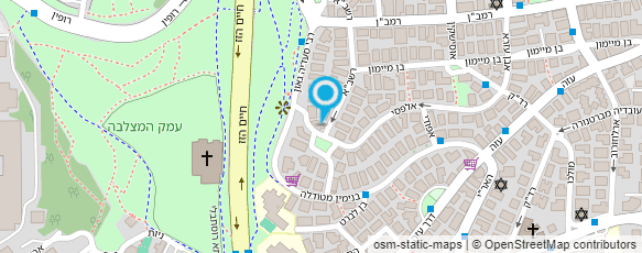 מפת הגעה אל רוזנקוביץ קלוד דליה קלמס