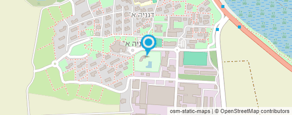 מפת הגעה אל מטווח לנשק אוויר - הפועל דגניה א'