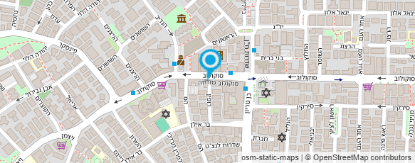 מפת הגעה אל כחול לבן