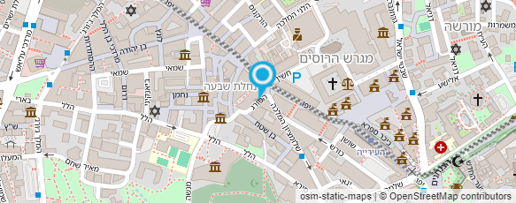 מפת הגעה אל עו''ד תיבי עמוס