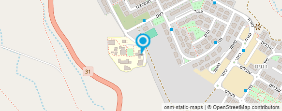 מפת הגעה אל אולפנת בני עקיבא - נאות אברהם