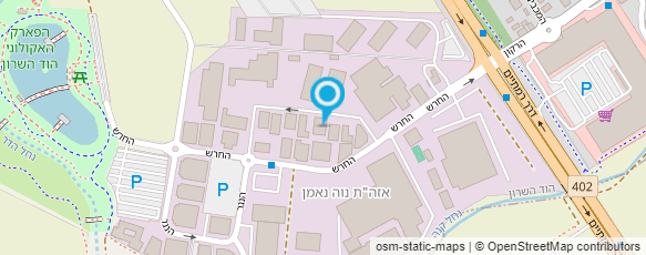 מפת הגעה אל ארגזי צומת רעננה (1996) בע"מ