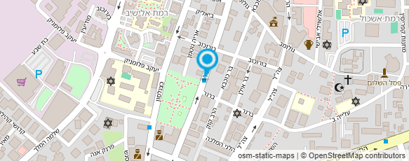 מפת הגעה אל בי"ס קשר