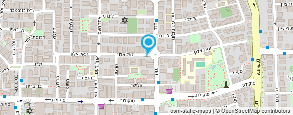 מפת הגעה אל בייגלה די ג'ייס-בראונשטיין לוי