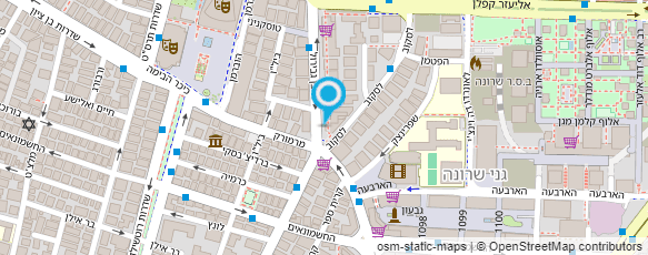 מפת הגעה אל עו"ד עירוני זיו