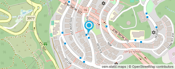 מפת הגעה אל באזורים הדתיים