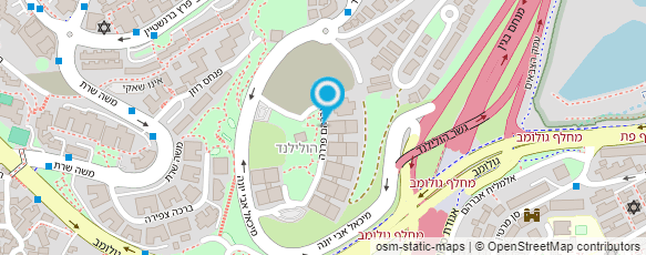 מפת הגעה אל אשכול המתווך בהולילנד