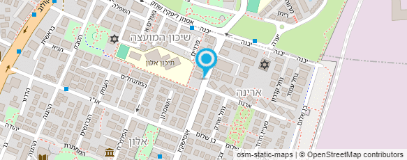 מפת הגעה אל גן גני