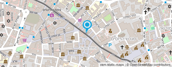 מפת הגעה אל "הופשטיין" שלטים; חותמות מנעולים ומפתחות בע"מ