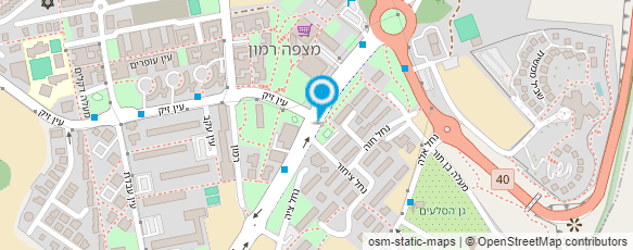 מפת הגעה אל מועצה מקומית מצפה רמון