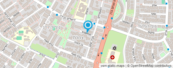 מפת הגעה אל "אמונה" מעון יום