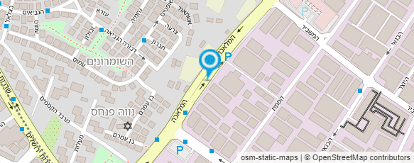 מפת הגעה אל פחים לתעשיה המר בע"מ