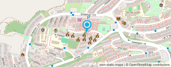 מפת הגעה אל עיריית אריאל